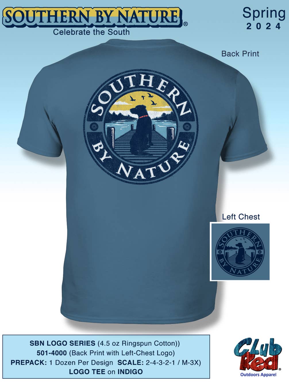 Men's Outdoors Tee, Top Seller, Southern By Nature Logo.