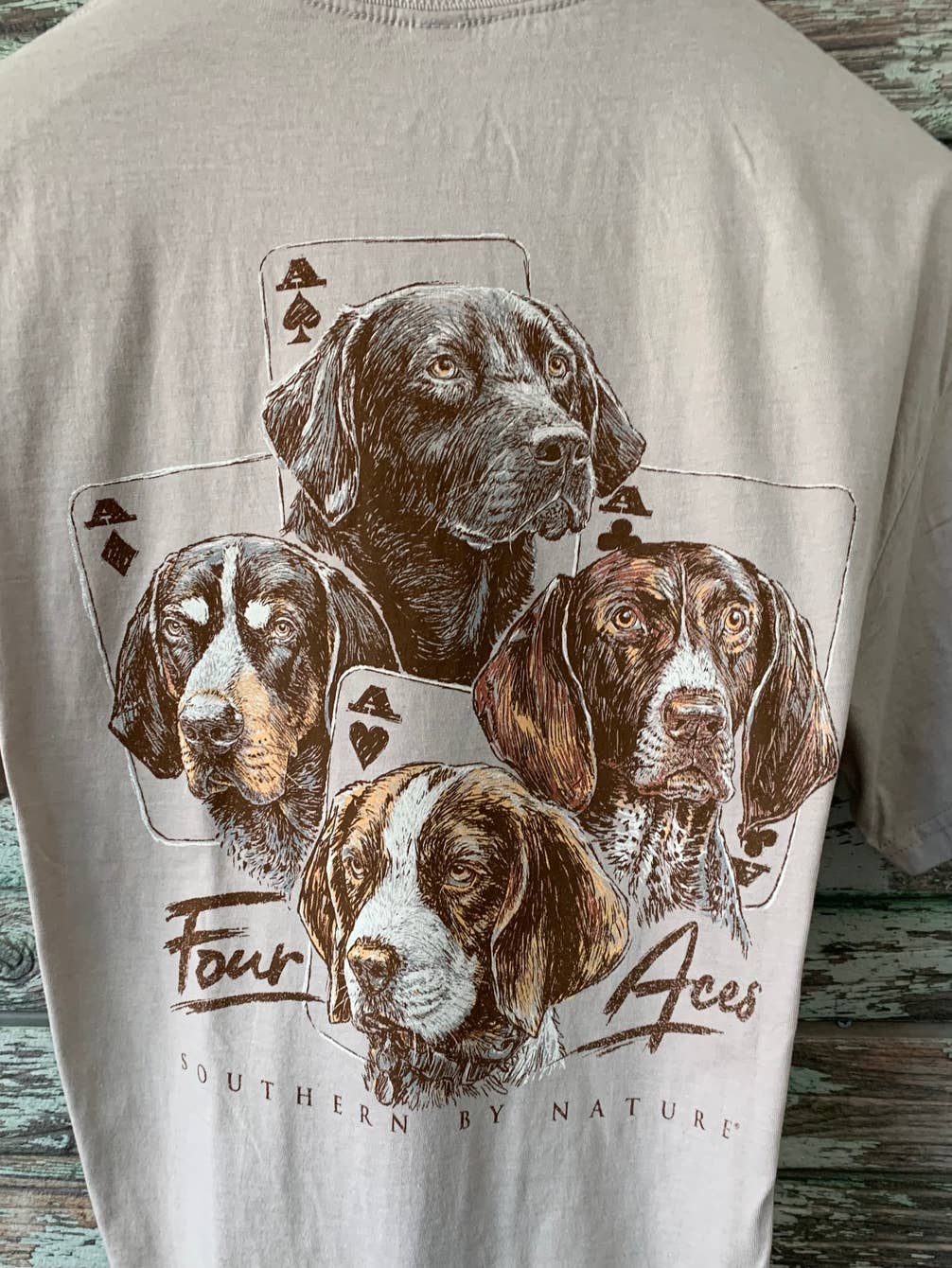 Men's Hunting Tee, Top Seller, SBN Four Aces.