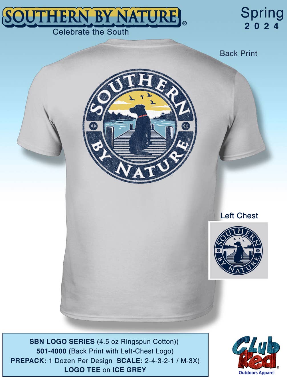 Men's Outdoors Tee, Top Seller, Southern By Nature Logo.