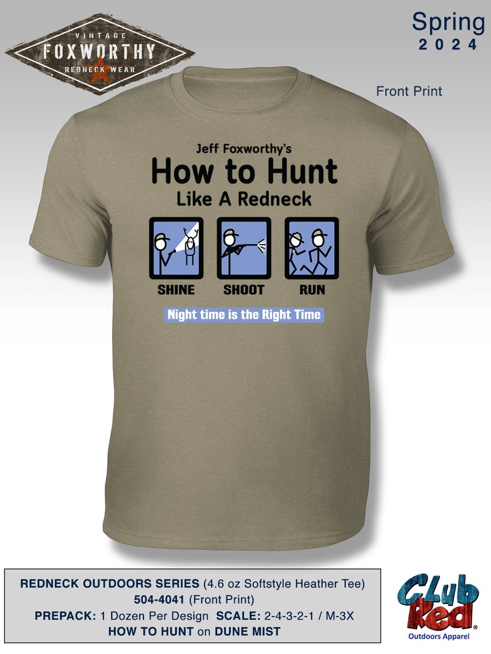 Men's Hunting Tee, Top Seller, Foxworthy - How to Hunt.