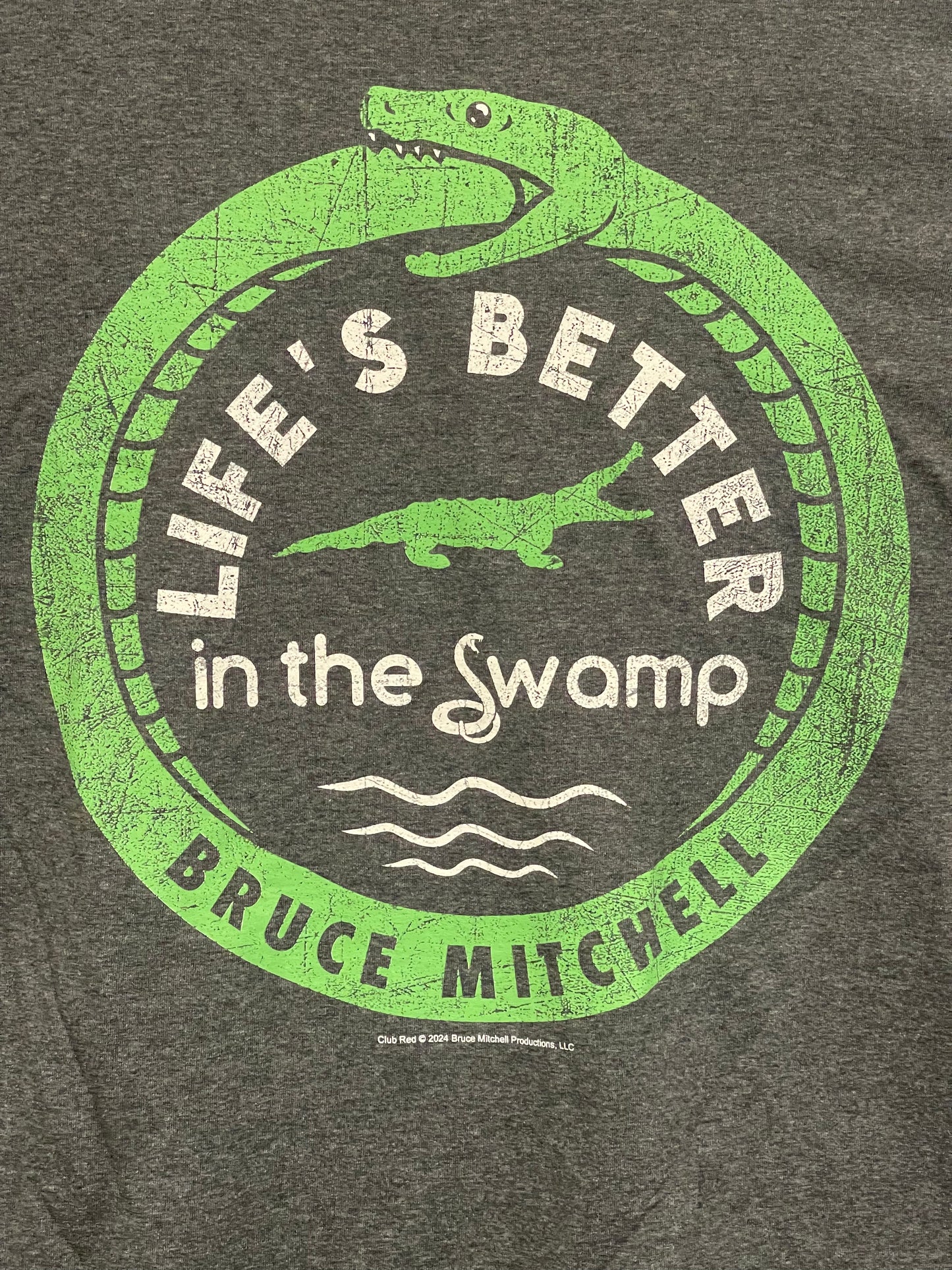 Bruce Mitchell - SWAMP LOGO - Licensed Graphic Tee