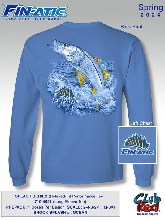 Men's Fishing Tee, Nature, Long-Sleeve Performance Tee.