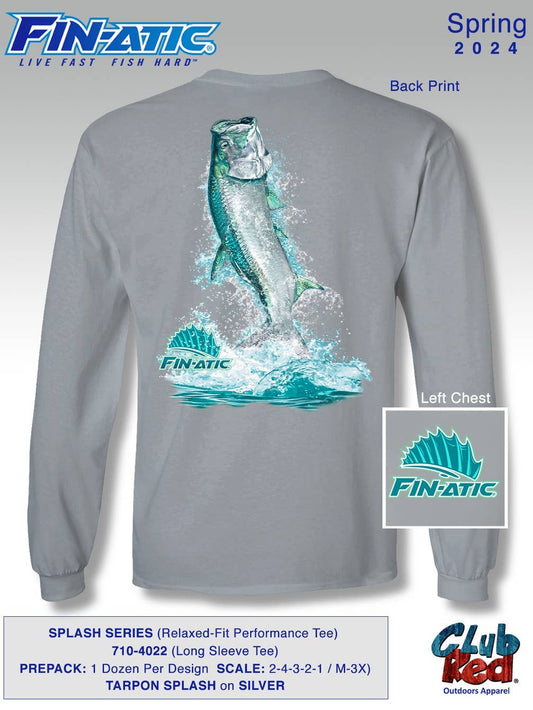 Men's Fishing Tee, Nature, Long-Sleeve Performance Tee.