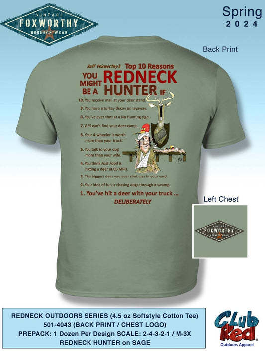 Men's Hunting Tee, Top Seller, Redneck Hunter.