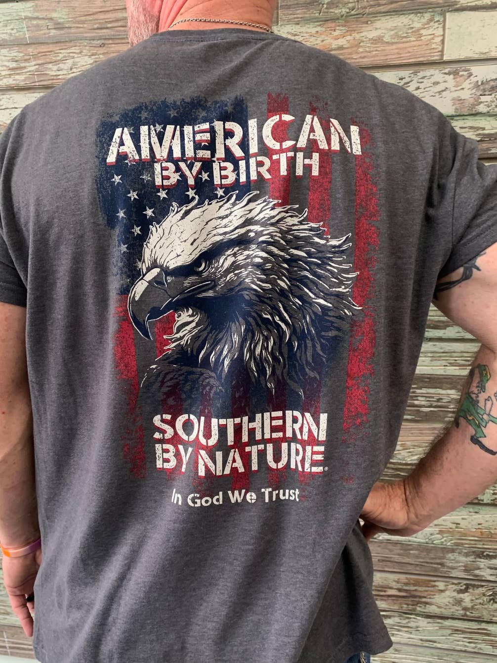 Men's Patriotic Tee, Top Seller. American Patriot.