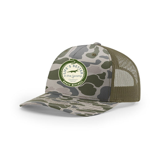 BRUCE MITCHELL CAMO CAP