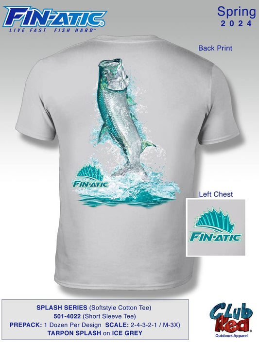 Men's Fishing Tee, Top-Seller, TARPON Splash.