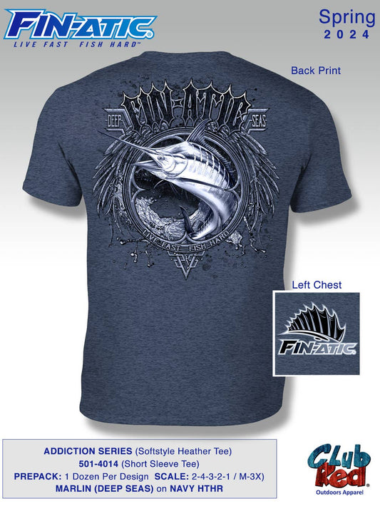 Men's Fishing Tee, Top Seller, MARLIN Addiction.