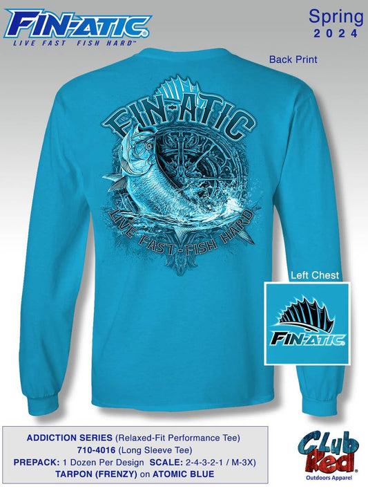 Men's Fishing Tee, Nature, Long-Sleeve Performance Tee.