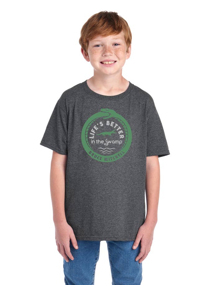 Bruce Mitchell YOUTH TEE - Swamp Logo