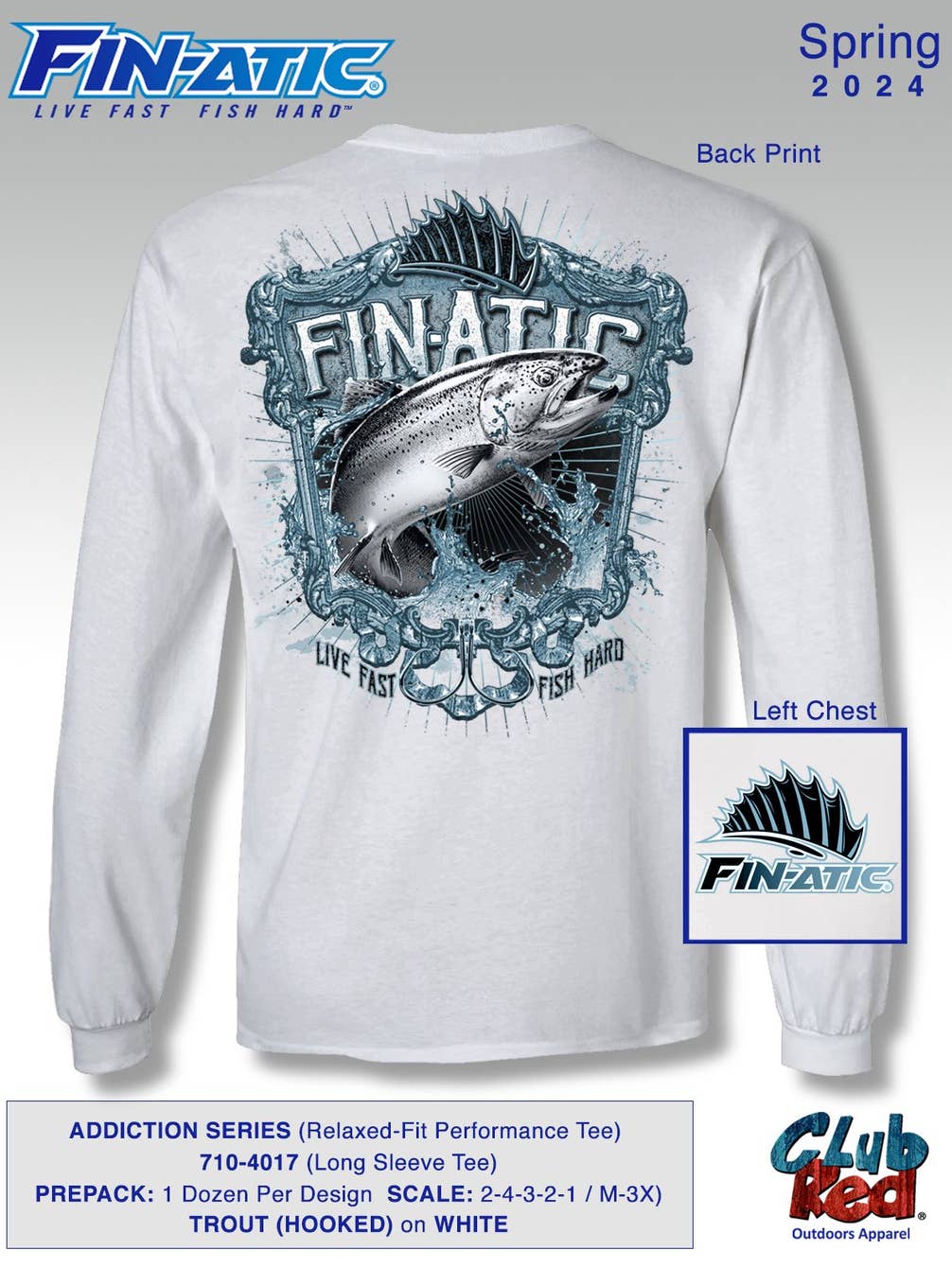 Men's Fishing Tee, Nature, Long-Sleeve Performance Tee.