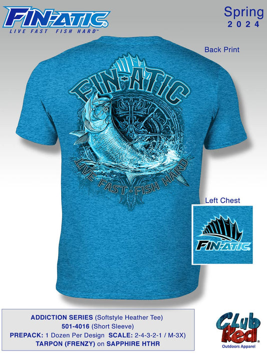 Men's Fishing Tee, Nature, TARPON Addiction.